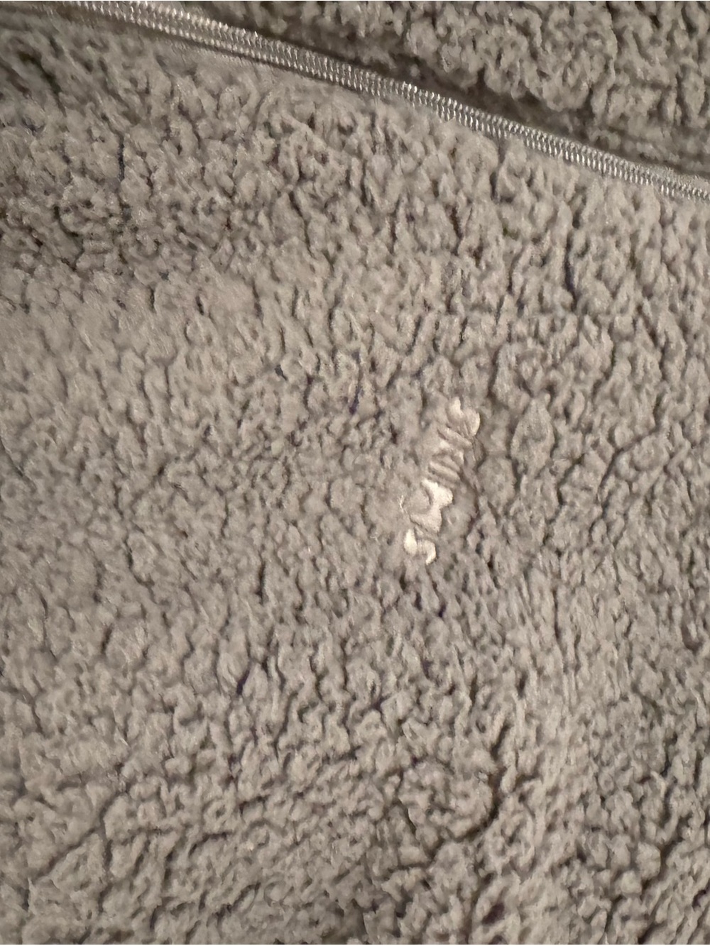 SKIMS Plush Teddy Jacket in Dark Taupe - Picture 2 of 2